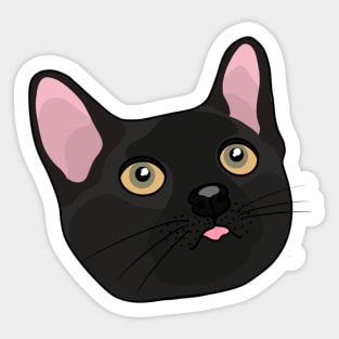 Black Cat Sticker